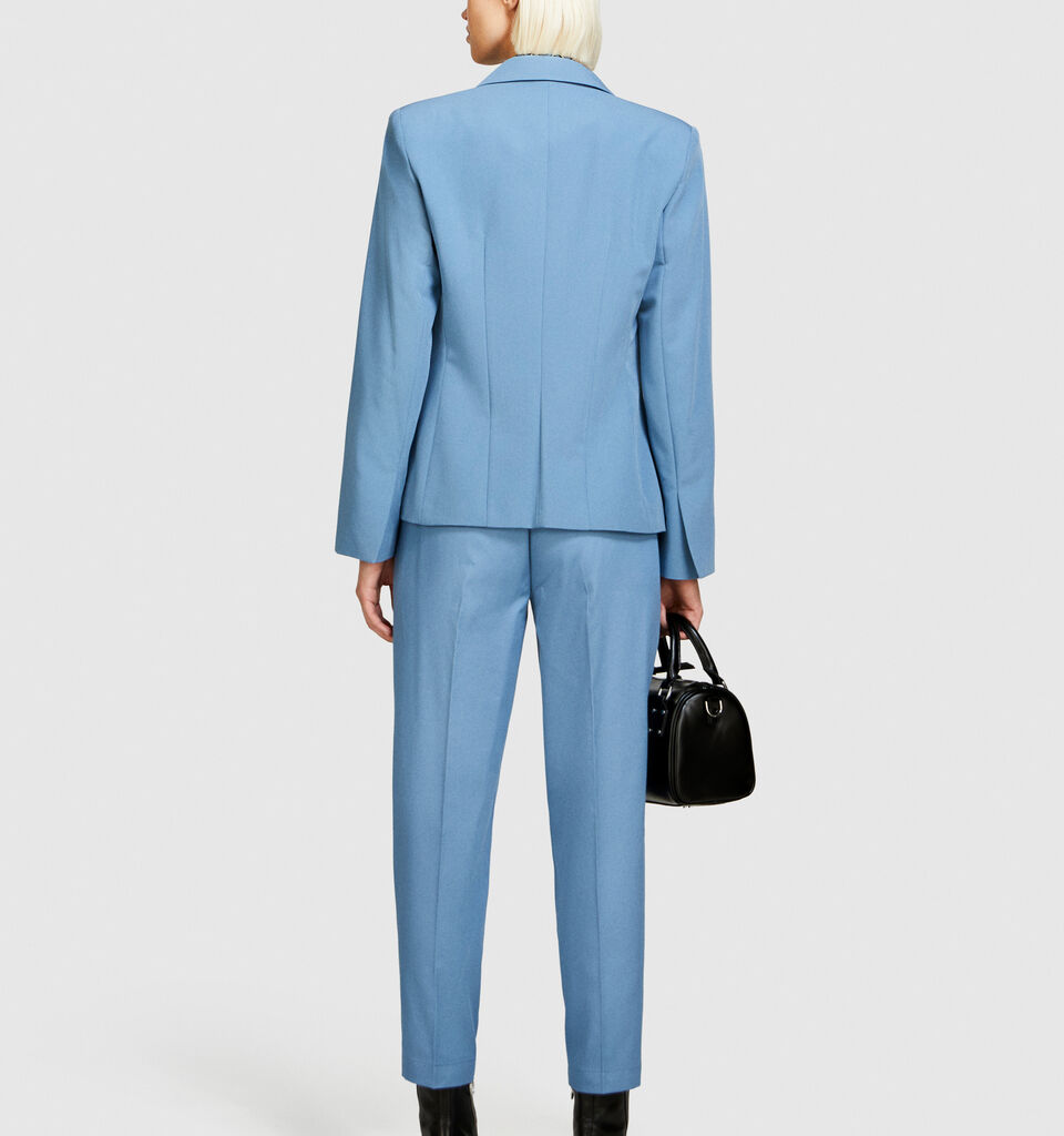 Solid color joggers - women's joggers - Light Blue | Sisley image number 3